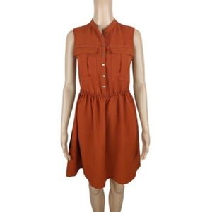 Burberry Brit Arabelle Burnt Orange Dress 4